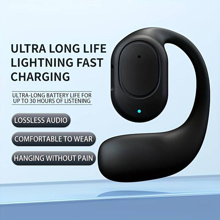Actual product image PhoneLook Ecouteur 1pcs sans fil à conduction osseuse Oreillette suspendue pour sport + course à pied + pilote (30 h)