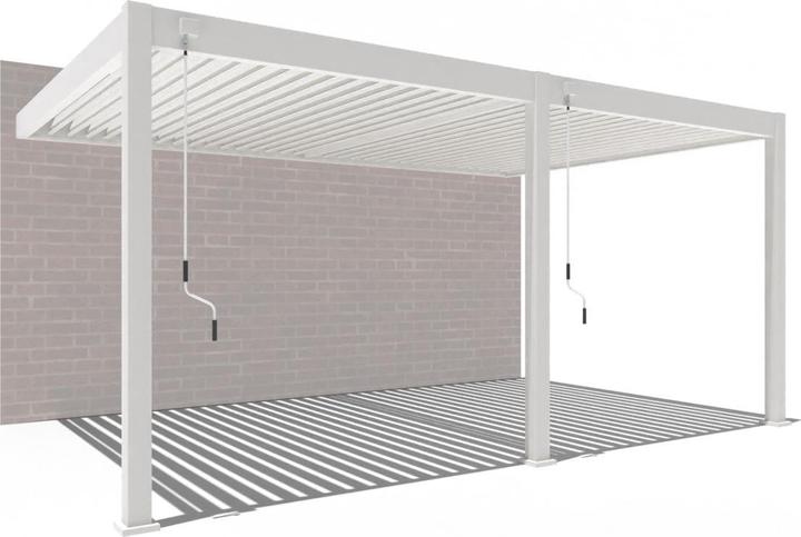 Actual product image Weide Wall pergola Deluxe Plus 3.6x5.3m White (360 cm, 530 cm)