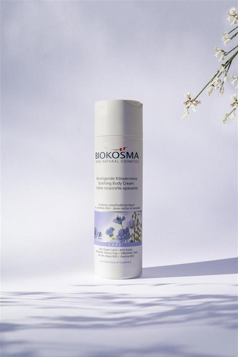 Actual product image Biokosma Beruhigende Körpercreme BIO-Alpen Lein BIO-Hafer (Body cream, 200 ml)
