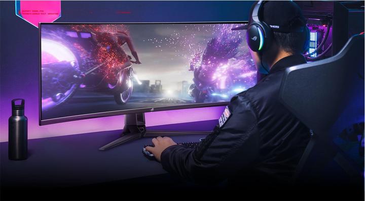 Actual product image ASUS ROG Swift PG49WCD (5120 x 1440 pixels, 49")