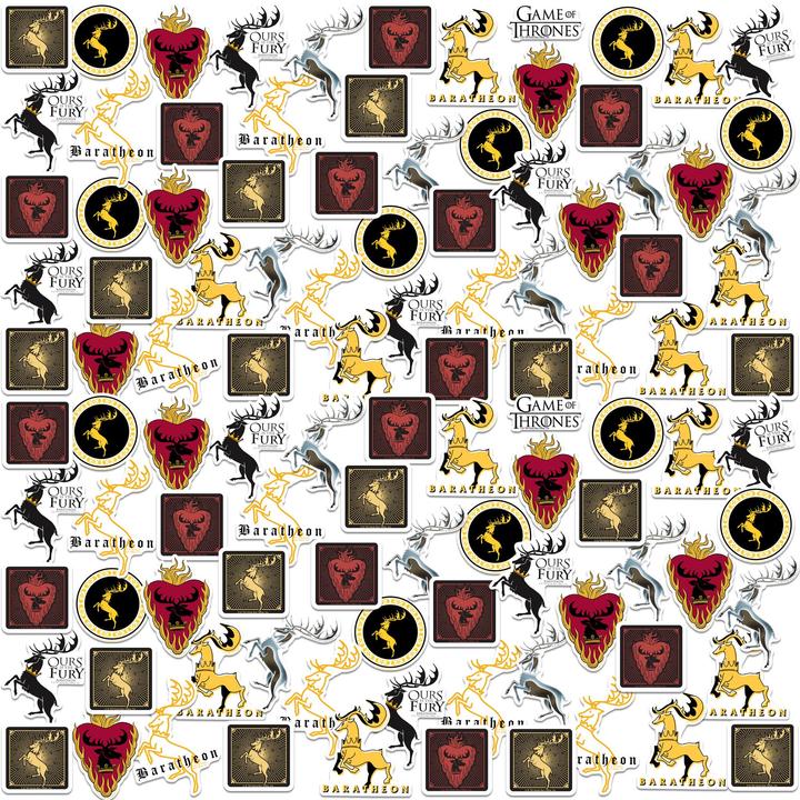 Produktbild Game of Thrones Baratheon Aufkleber 100erPack Vinyl