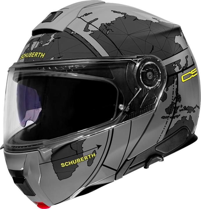 Produktbild Schuberth C5 GLOBE Klapphelm grau glossy 63 (63 cm, XXL)