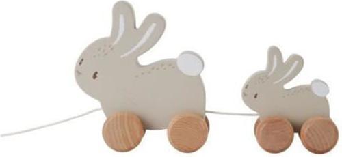 Actual product image Little Dutch Pull-along rabbit - Baby bunny FSC