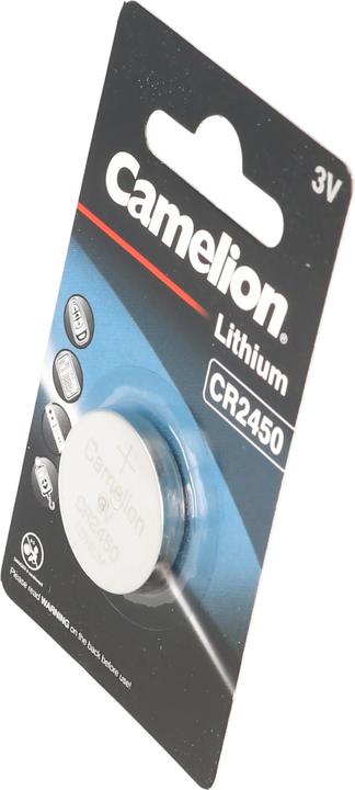 Immagine prodotto Camelion CR2450-BP1 - Einwegbatterie - CR2450 - Lithium - 3 V - 1 Stück(e) - Knopf/Münze (1 pz., CR2450, 550 mAh)