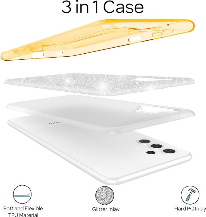 Immagine prodotto Nalia Custodia per cellulare Glitter (Samsung Galaxy A32 5G)