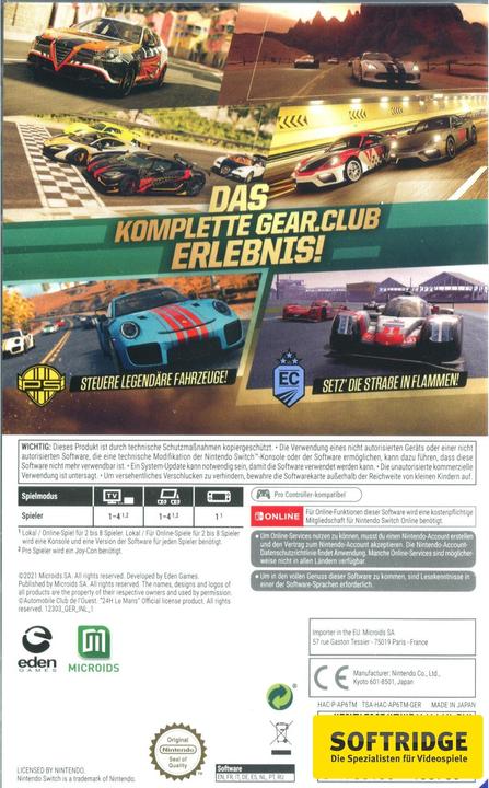 Immagine prodotto Microids Gear Club Unlimited 2 - Edizione definitiva (Switch, DE)