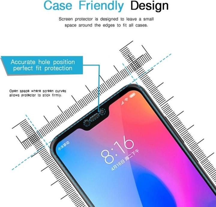 Immagine prodotto Screenguard Xiaomi Mi A2 Lite Pellicola protettiva di vetro a schermo intero 2.5D 9H (1 Pezzo/i, Mi A2 lite)