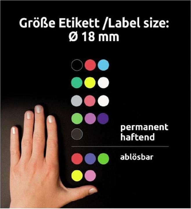 Produktbild Avery Abnehmbare Markierungspunkte