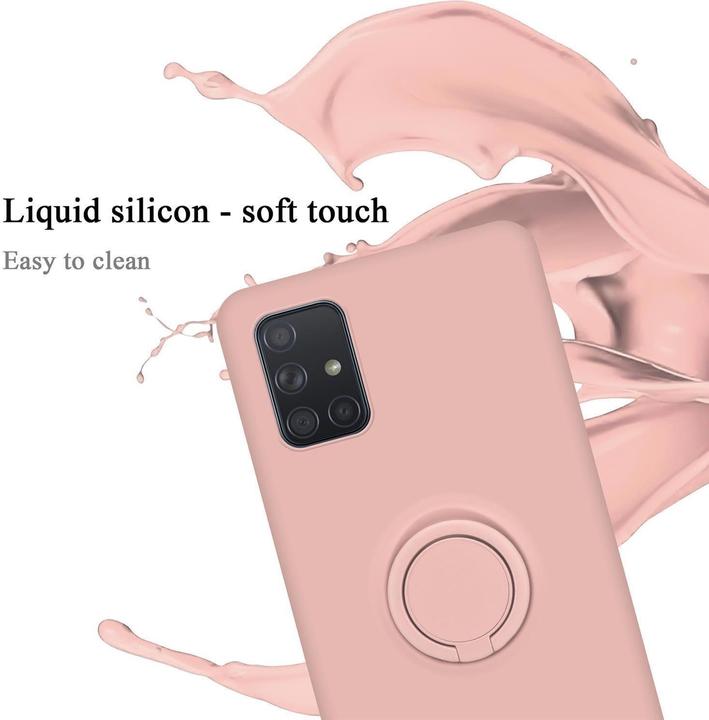 Produktbild Cadorabo TPU Liquid Ring Silicone Case Hülle (Samsung Galaxy A71)