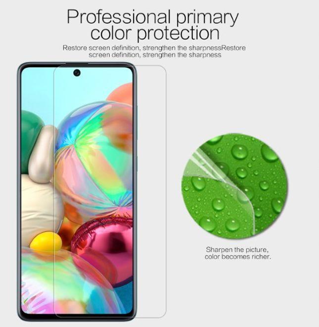 Actual product image Nillkin Super Clear Series Protective Film (1 Piece, Samsung Galaxy A71)
