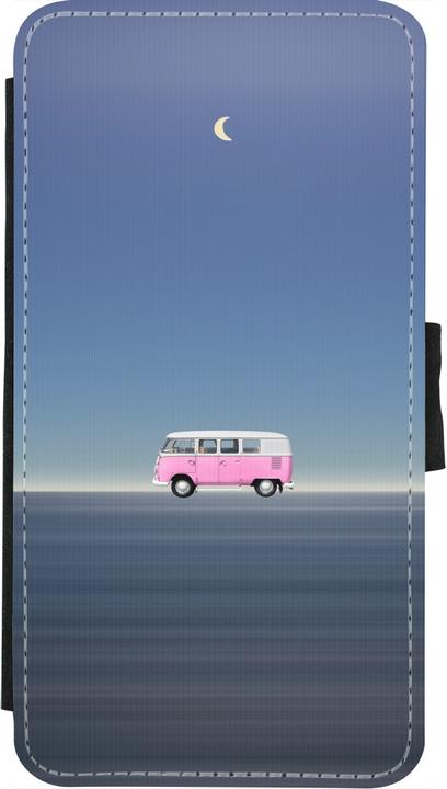 Produktbild PhoneLook Hülle Wallet schwarz Spring 23 pink bus (Apple iPhone X, Apple iPhone XS)