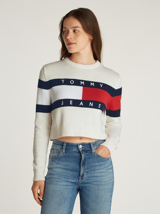 Produktbild Tommy Jeans Tjw Center Flag Sweater Ext (L)