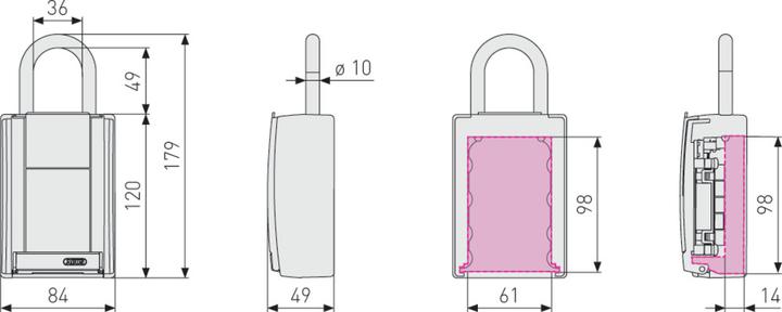 Produktbild Abus KeyGarage 777 mit Bügel