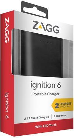 Actual product image Zagg Ignition (6000 mAh, 22.20 Wh)