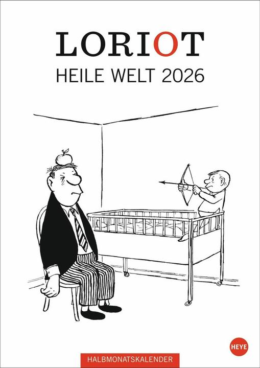 Actual product image Loriot Heile Welt Halbmonatskalender 2026 (German)