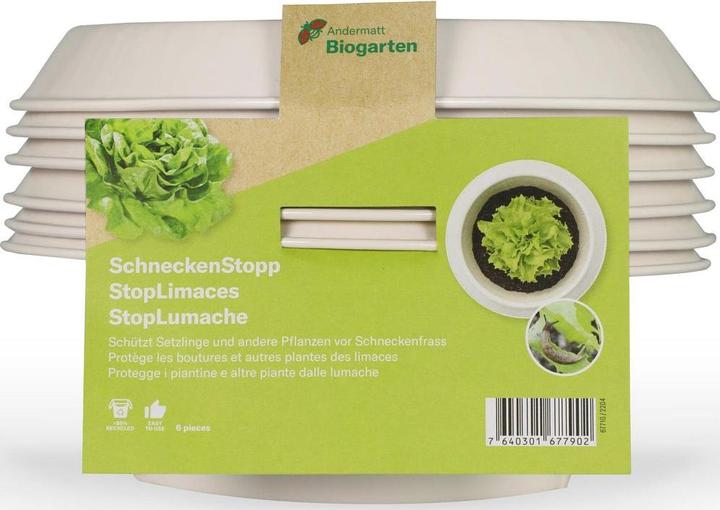 Image du produit Andermatt Biogarten Stop-limaces FE 6 pièces ivoire