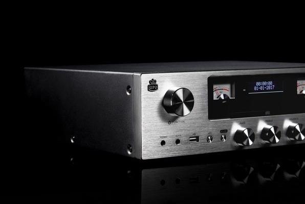 Produktbild GPO PR200 - Premium Line HiFi systeem, DAB+ radio, CD, USB, bluetooth (Bluetooth, 1x 12 W)