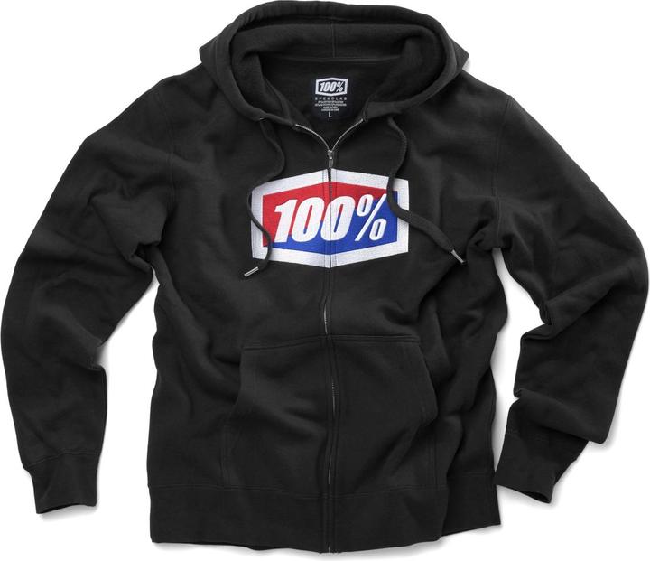 Actual product image 100% Hoody Official Zip (M)