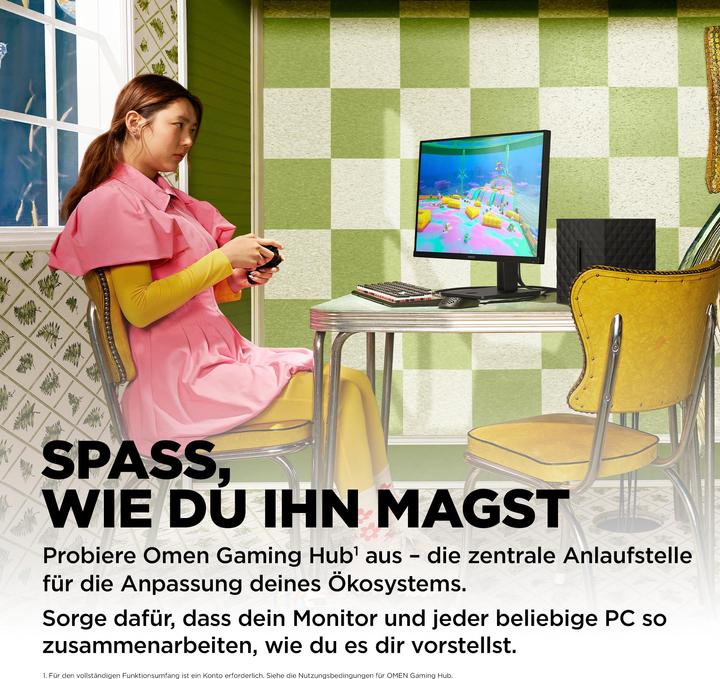Image du produit HP OMEN/27/27"/IPS/FHD/165Hz/1ms/Black/2R (1920 x 1080 pixels, 27")