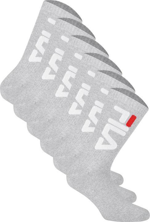 FILA Unisex Tennis Full Terry Socks (6er Pack, 39 - 42)