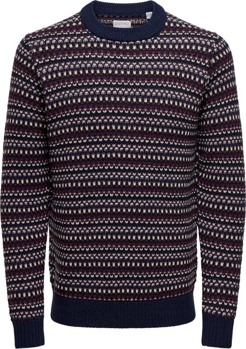 Only & Sons Normal geschnitten Rundhalsausschnitt Pullover Strickpullover