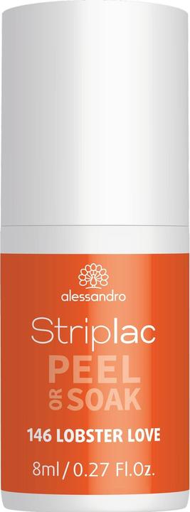 Produktbild Alessandro Striplac Peel or Soak - Lobster Love (Orange, Peach, Abziehbarer Nagellack)