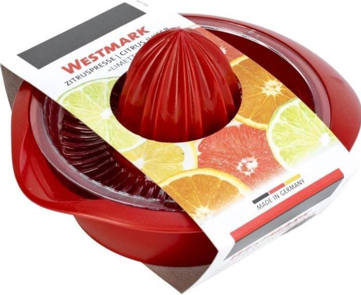Actual product image Westmark Citrus juicer made of plastic in colour red, 0,5 l, Ø 16,5 cm (EU plug)