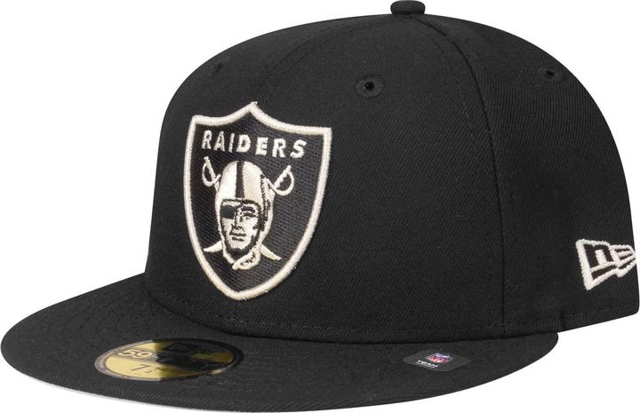 New Era 59Fifty Cap Las Vegas Raiders schwarz silber - 6 7/8 (6 7/8)