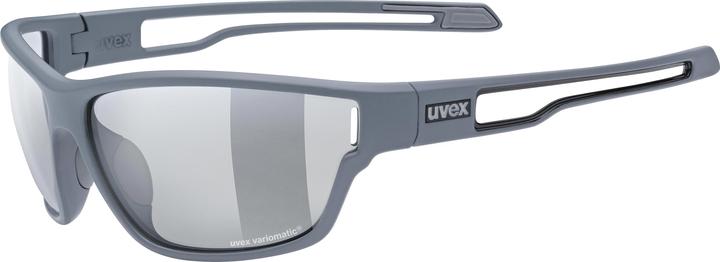 Actual product image Uvex Sports Sportstyle 806 V (Grey, Mat, Variomatic, supravision)