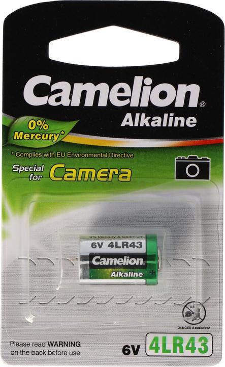 Immagine prodotto AccuCell Batteria PX27, 4AG12, 4LR43, 4NR43, EPX27 (1 pz., AG12, LR43, 80 mAh)