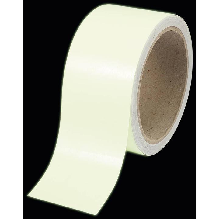 Actual product image Toolcraft Adhesive tape, phosphorescent (25 mm)