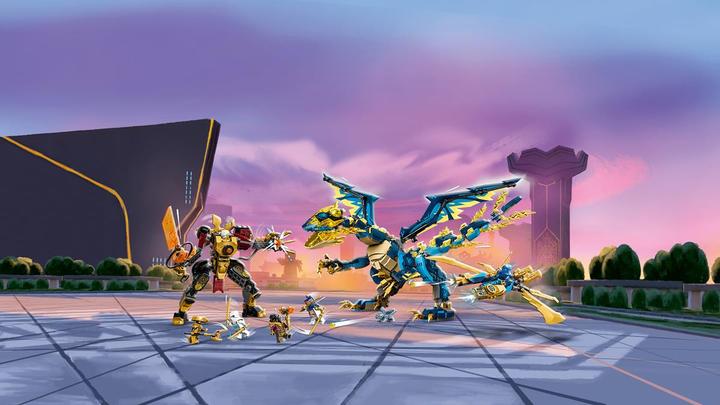 Produktbild LEGO Kaiserliches Mech-Duell gegen den Elementardrachen (71796, LEGO Ninjago)