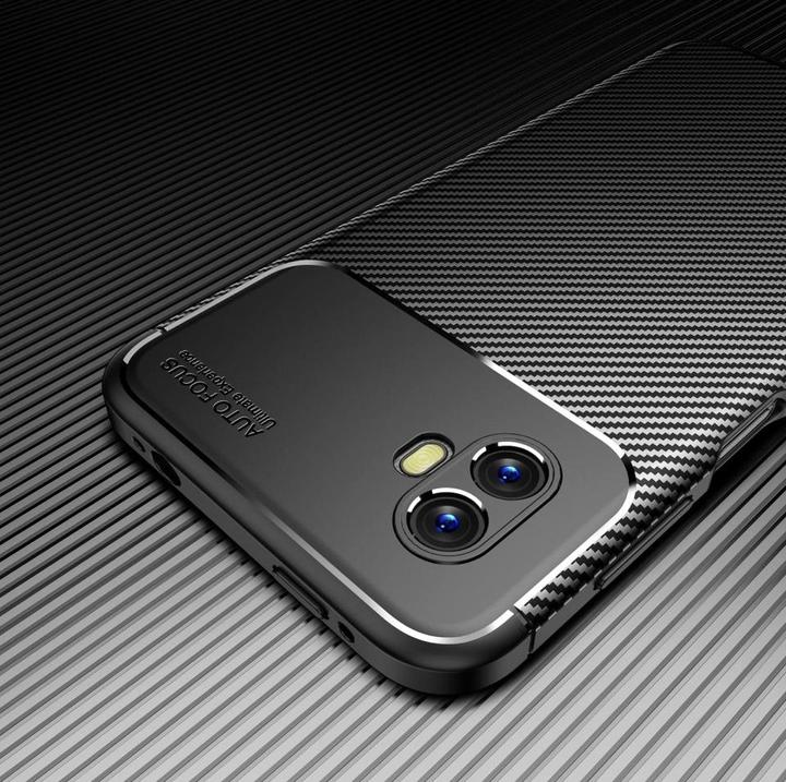 Produktbild Screenguard Samsung Galaxy Xcover6 Pro Hülle Carbon Design TPU Case (Samsung Galaxy XCover 6 Pro)