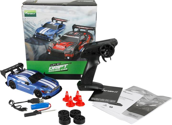 Immagine prodotto Amewi Drift Racing Car 4WD 1:24 RTR blau (RTR pronto all'uso)