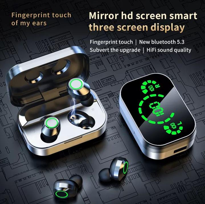 Produktbild PhoneLook Wireless Bluetooth Kopfhörer In-Ear YD03 BT 5.3 Hifi Stereo LED mit Lade Case (20 h, Kabellos)
