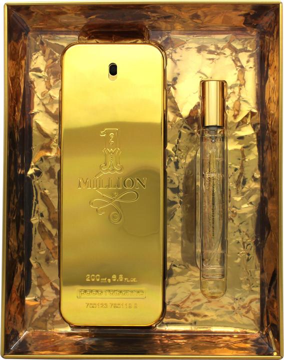 Actual product image Paco Rabanne 1 Million Gift Set 200ml EDT + 10ml EDT