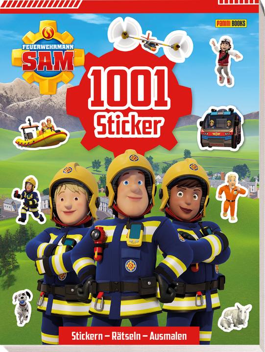 Panini Feuerwehrmann Sam: 1001 Sticker: Stickern - Rätseln - Ausmalen