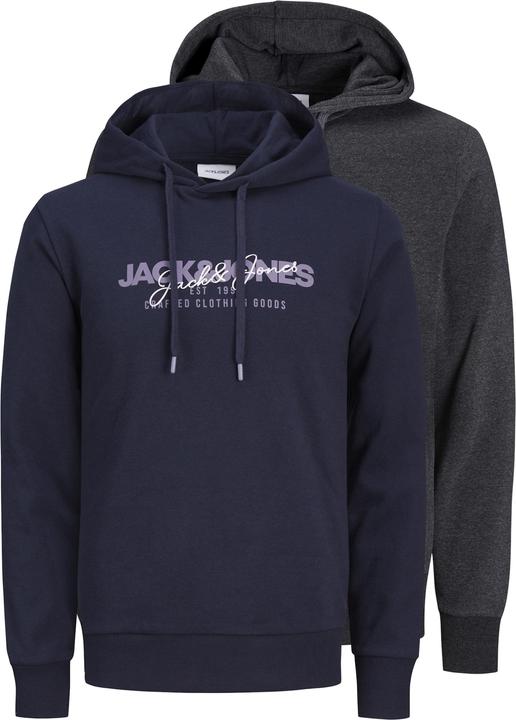 Jack & Jones Jjalvis Sweat Hood 2pk Mp