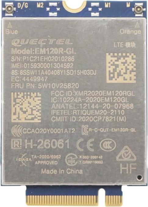 Actual product image Lenovo Quectel SDX24 EM120R-GL 4G