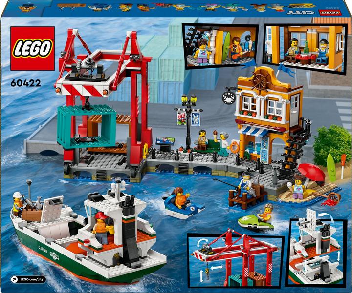 Immagine prodotto LEGO 60422 Porto con nave da carico (60422, LEGO City)