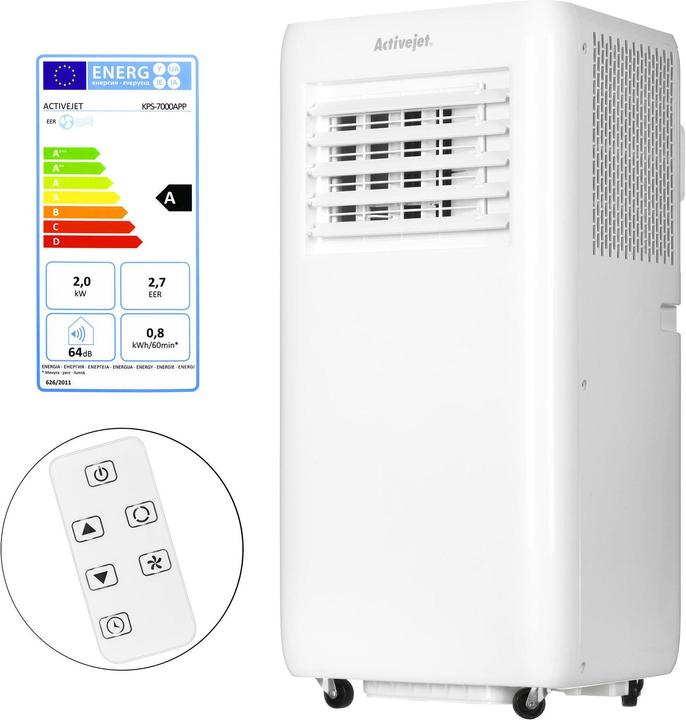 Immagine prodotto Activejet KPS-7000APP (70 m², 7000 BTU/h)