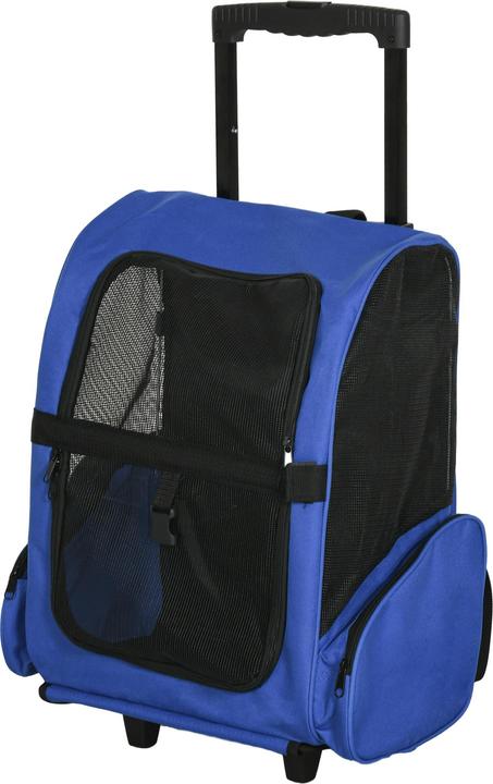 Produktbild PawHut 2 in 1 Hundetasche als Trolley oder Rucksack verwendbar (Hund, Atmungsaktiv)