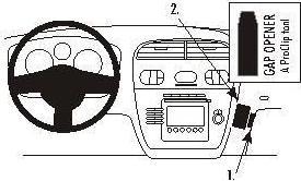 Produktbild Brodit 853492 Autohalterung Seat Altea