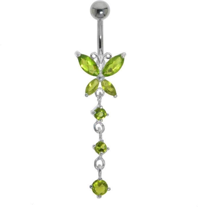 Immagine prodotto Bijouteria Piercing ventre (Acciaio inossidabile, Argento 925, Vetro (di orologio))