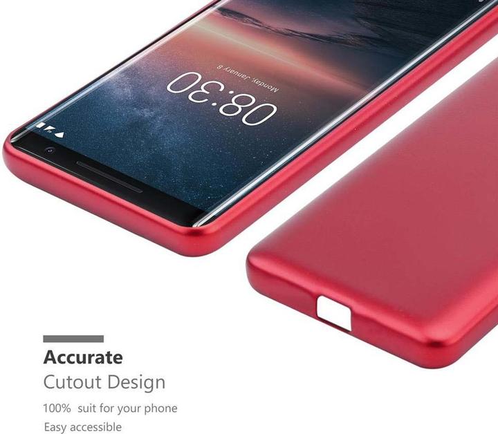 Immagine prodotto Cadorabo Copertura metallica opaca in TPU (Nokia 8 Scirocco)