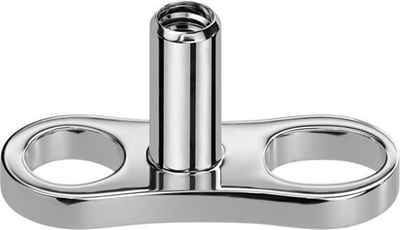 Produktbild Star Piercing Dermal Anchor Anker zwei grosse Löcher (ohne Messing, Titan G23)