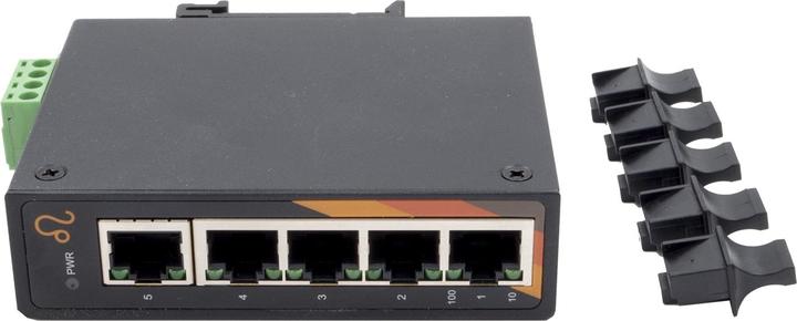 Productafbeelding Exsys GmbH 5-Port Ethernet Switch -5*10/100/1000Tx, compact (5 Havens)
