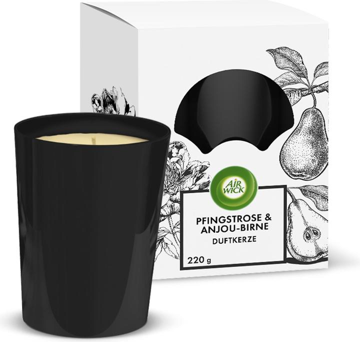 Produktbild Air Wick Deko Duftkerze Pfingstrose & Anjou-Birne (220 g)