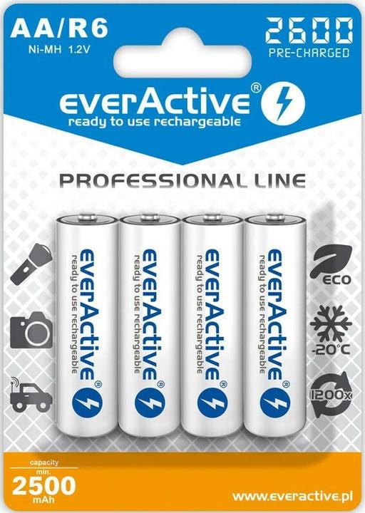 Image du produit Everactive Ligne professionnelle (4 pcs, AA, 2600 mAh)
