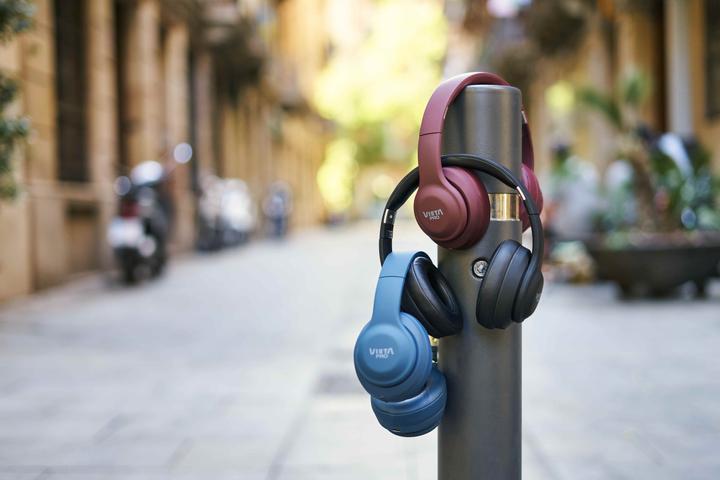 Produktbild Vieta Pro Vieta Swing Over Ear Headphones - blue (keine Geräuschunterdrückung, 20 h, Kabellos)